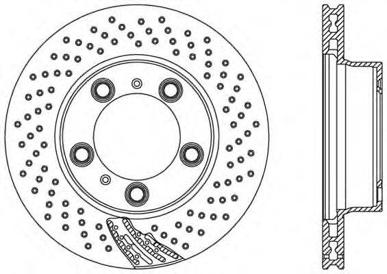 Тормозной диск OPEN PARTS BDR2501.25