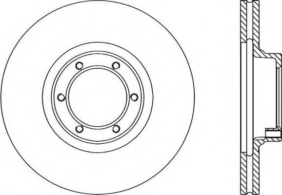 Тормозной диск OPEN PARTS BDA1440.20