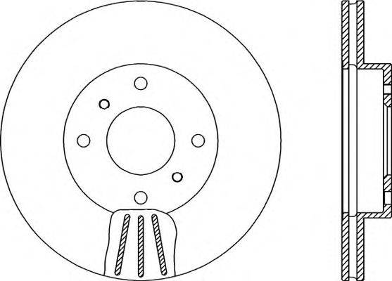 Тормозной диск OPEN PARTS BDA1885.20