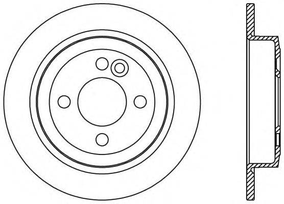 Тормозной диск OPEN PARTS BDA2430.10