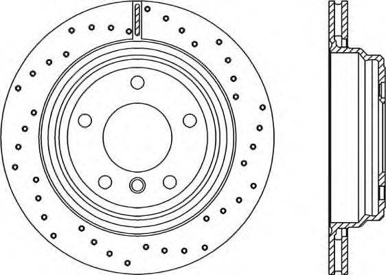 Тормозной диск OPEN PARTS BDRS1754.25