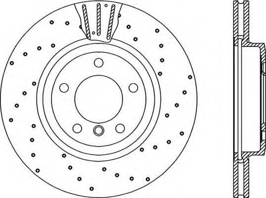 Тормозной диск OPEN PARTS BDRS1881.25