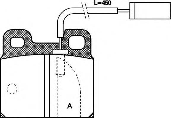 Комплект тормозных колодок, дисковый тормоз OPEN PARTS BPA000511