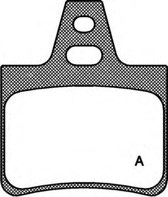 Комплект тормозных колодок, дисковый тормоз OPEN PARTS BPA031100