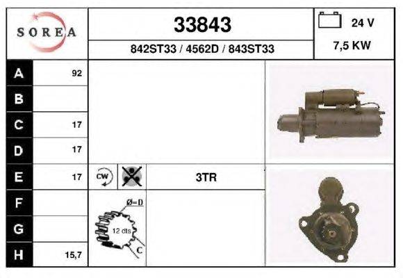 Стартер EAI 33843