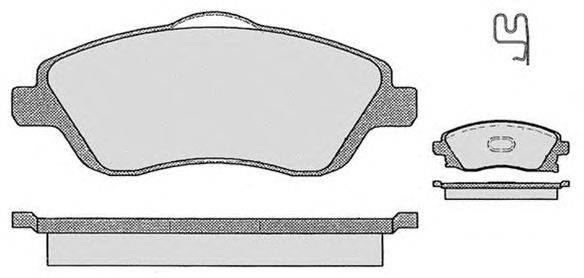 Комплект тормозных колодок, дисковый тормоз RAICAM 17122