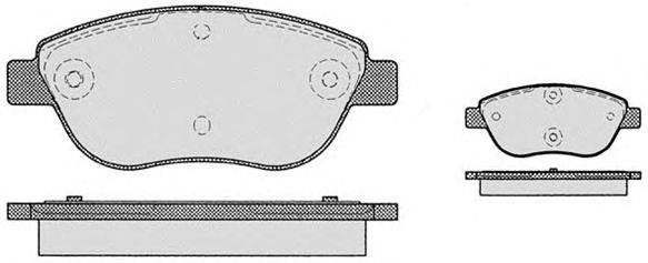 Комплект тормозных колодок, дисковый тормоз HAVAM 7648