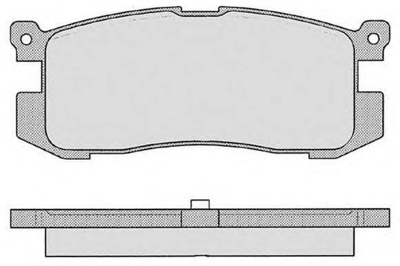 Комплект тормозных колодок, дисковый тормоз RAICAM 787.0