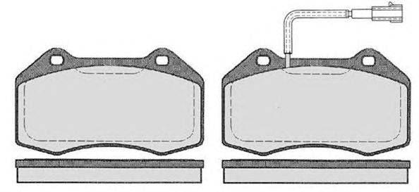 Комплект тормозных колодок, дисковый тормоз RAICAM 8011