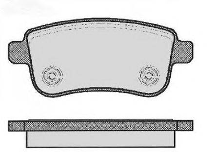 Комплект тормозных колодок, дисковый тормоз RAICAM 19410