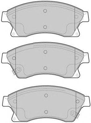 Комплект тормозных колодок, дисковый тормоз FREMAX FBP-1724