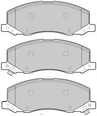 Комплект тормозных колодок, дисковый тормоз FREMAX FBP-1661