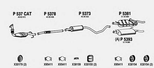 Система выпуска ОГ FENNO SA302