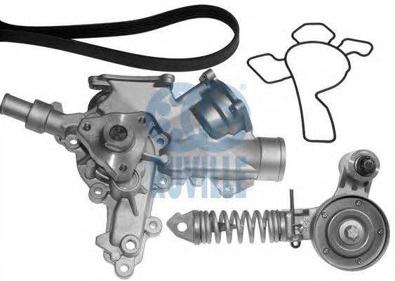 Водяной насос + комплект ручейковых ремней SCHAEFFLER GRUPPE 529000930