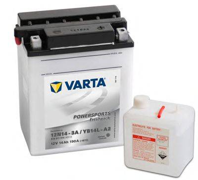 Стартерная аккумуляторная батарея; Стартерная аккумуляторная батарея VARTA 514011014A514