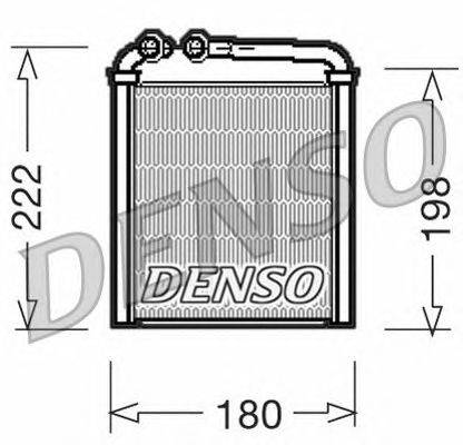 Теплообменник, отопление салона NPS DRR32005