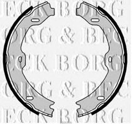 Комплект тормозных колодок BORG & BECK BBS6396