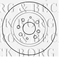 Тормозной диск BORG & BECK BBD4461