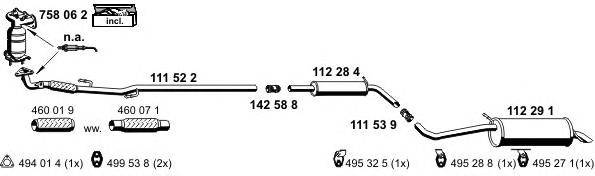 Система выпуска ОГ ERNST 190140
