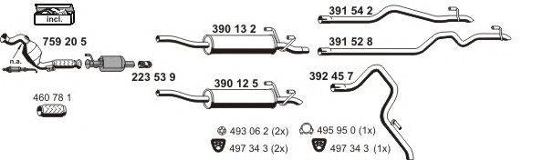 Система выпуска ОГ ERNST 040737