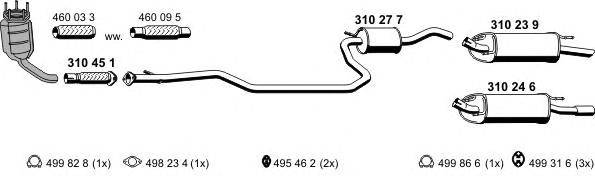 Система выпуска ОГ ERNST 030961