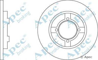 Тормозной диск APEC braking DSK108