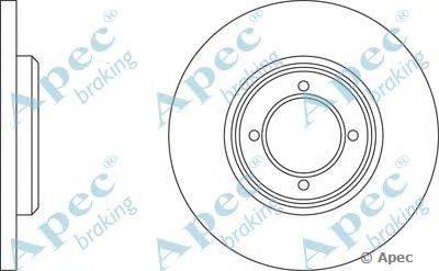 Тормозной диск APEC braking DSK152
