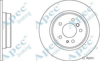 Тормозной диск APEC braking DSK2010