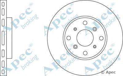 Тормозной диск APEC braking DSK2027