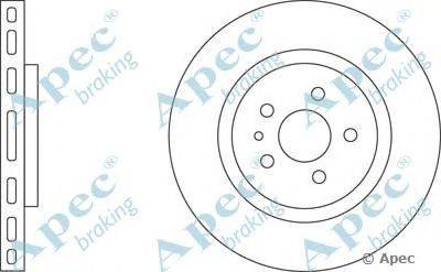 Тормозной диск APEC braking DSK2028