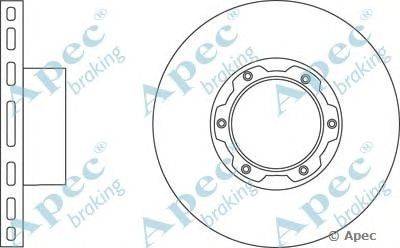 Тормозной диск APEC braking DSK2032