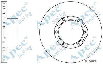 Тормозной диск APEC braking DSK2033