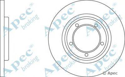 Тормозной диск APEC braking DSK2041