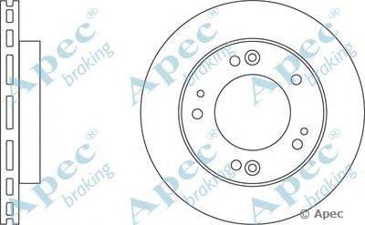 Тормозной диск APEC braking DSK2054