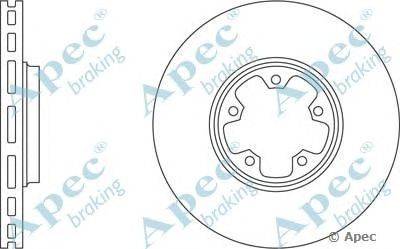 Тормозной диск APEC braking DSK2057