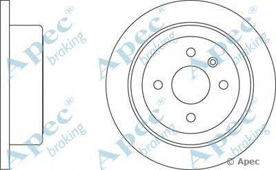 Тормозной диск APEC braking DSK2067