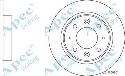 Тормозной диск APEC braking DSK2085