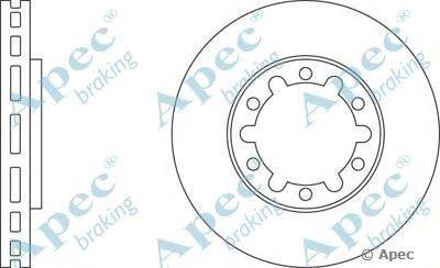 Тормозной диск APEC braking DSK2100