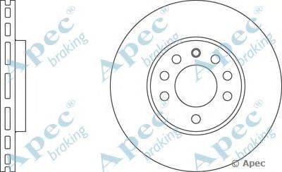 Тормозной диск APEC braking DSK2101