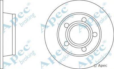 Тормозной диск APEC braking DSK2117