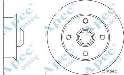 Тормозной диск APEC braking DSK213