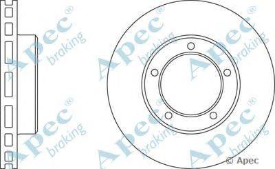 Тормозной диск APEC braking DSK2149