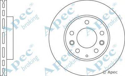 Тормозной диск APEC braking DSK2150