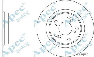 Тормозной диск APEC braking DSK2154