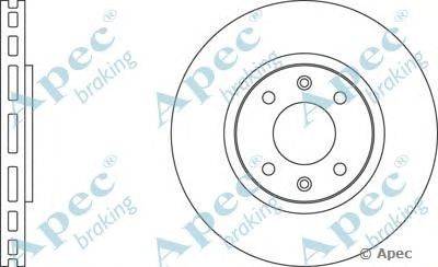 Тормозной диск APEC braking DSK2175