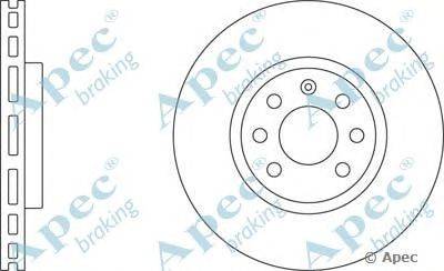 Тормозной диск APEC braking DSK2188