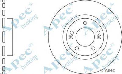 Тормозной диск APEC braking DSK2190