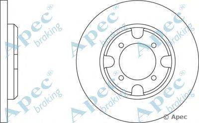 Тормозной диск APEC braking DSK220