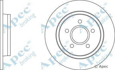 Тормозной диск APEC braking DSK2201