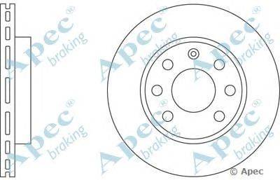 Тормозной диск APEC braking DSK221